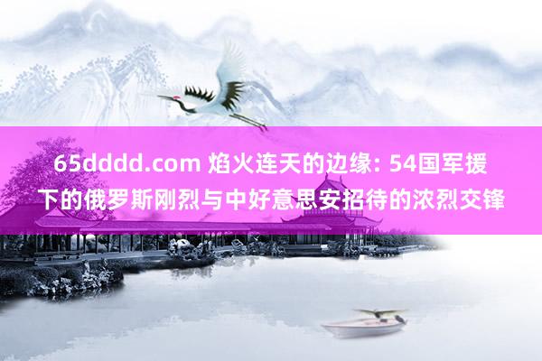 65dddd.com 焰火连天的边缘: 54国军援下的俄罗斯刚烈与中好意思安招待的浓烈交锋